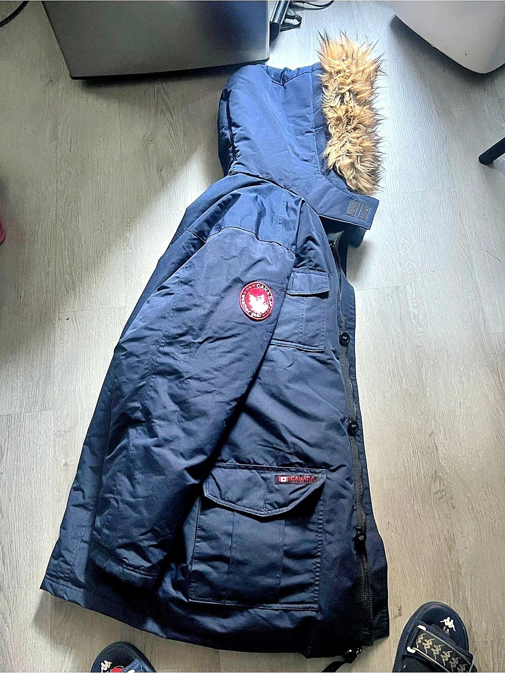 Canada Goose Blue Puffer Jacket Size XXL